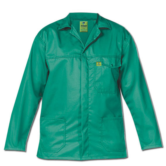 Titan Premium Emerald Green Workwear Jacket from FTS Safety